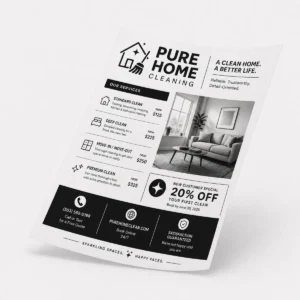 Black & White Flyer
