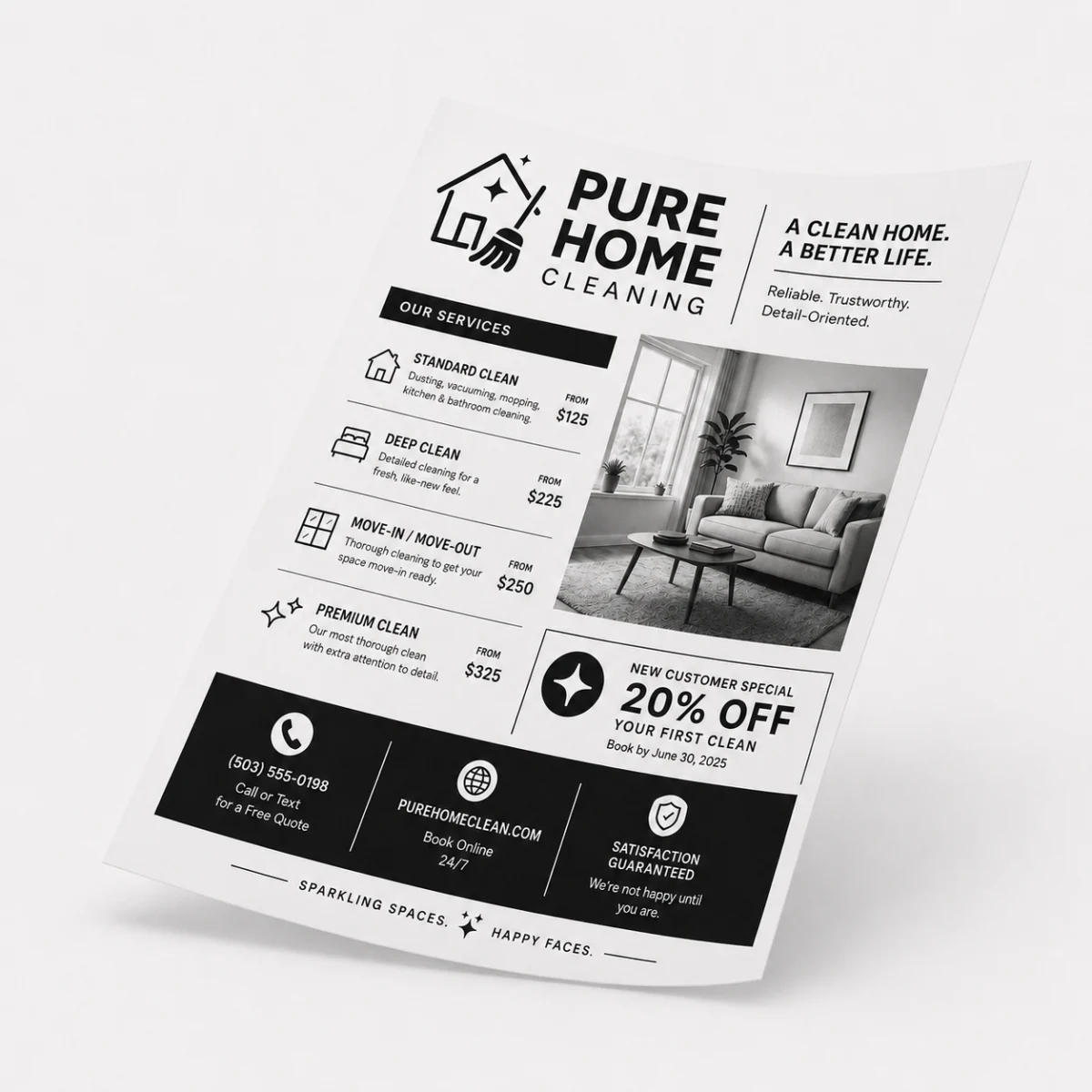 Black & White Flyer
