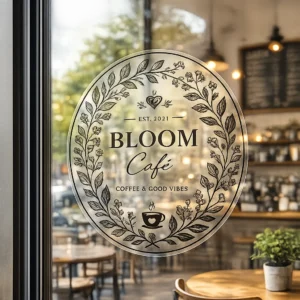 Custom-Shaped Window Decals